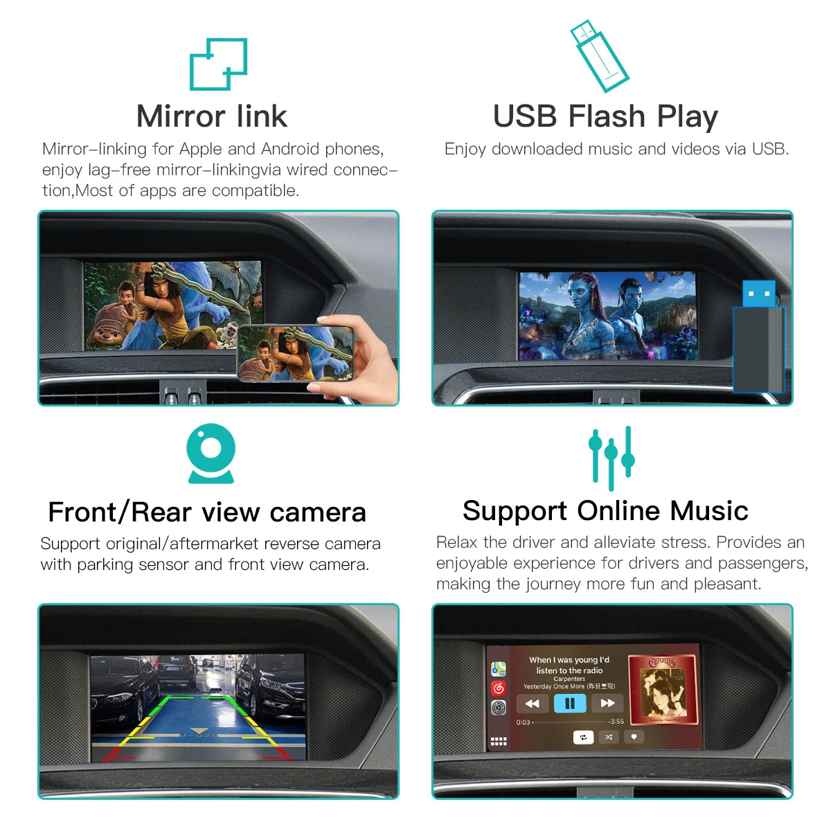 Wireless CarPlay & Android Auto Upgrade for Mercedes-Benz NTG4.5/4.7