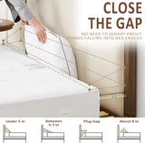 Bed Wedge Pillow-Adjustable 0-7" Gap Filler for Headboard & Mattress/Wall, Backrest, Bed Pillows for Snoring, Spinal Alignment