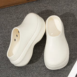 Women's Slippers Minimalist Non Slip Platform 5CM Thick Chef Shoes Men Indoor Outdoor Beach Garden Fashion Couple Sandals