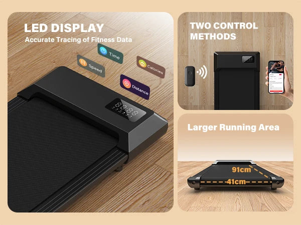 Superun 300 lbs Walking Pad Treadmill 2.5HP – Home Fitness