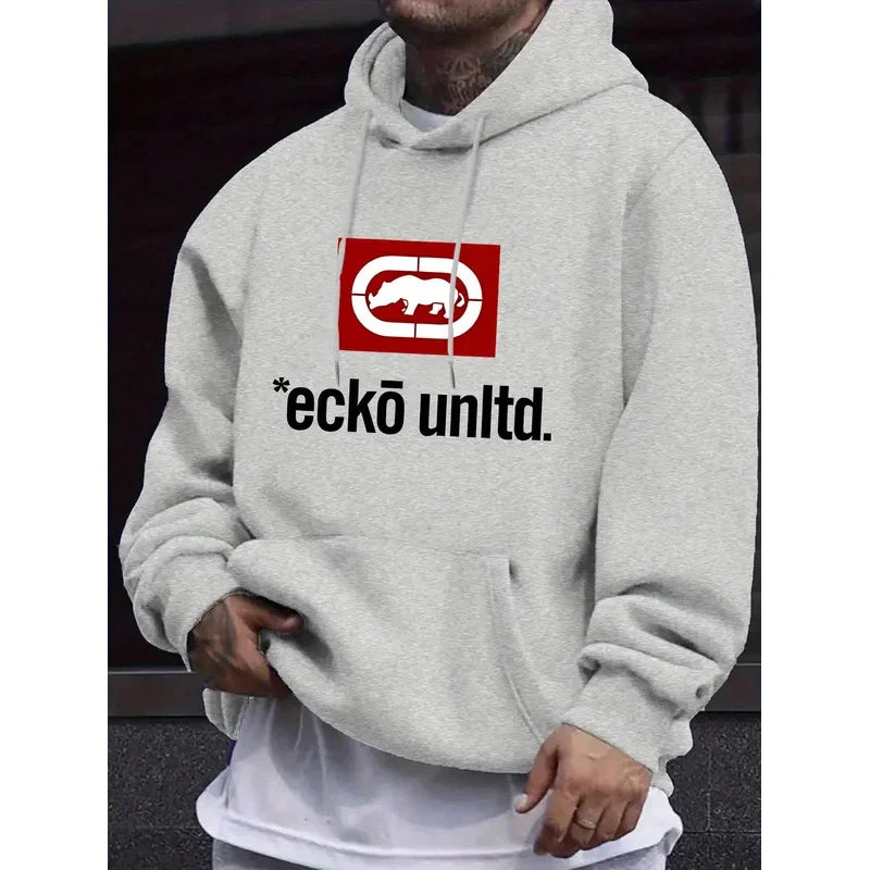 Men's Graphic Fleece Pullover Hoodie