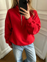 Women's Embroidered Relaxed-Fit Sweatshirt
