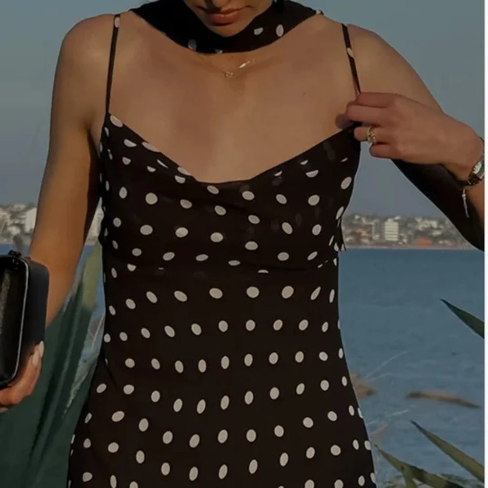 Elegant High-Waist A-Line Maxi Dress