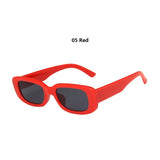 28 PCS Rectangle Sunglasses | UV400 Unisex Set