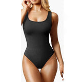 Ribbed Sculpting Seamless Jumpsuit | Firm Compression Shapewear