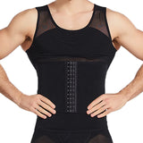 Mens Body Shaper Compression Vest Abdomen Shapewear Tummy Slimming Sheath Gynecomastia Shapers Corset Waist Trainer Fajas Tops