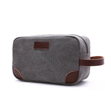 Men's Canvas Travel Wash Toiletry Bag Women Cosmetic Makeup Beauty Necessaries Bag Waterproof Dopp Kit Shaving Organizer Handbag