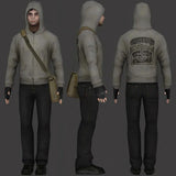 Cry of Fear Simon Henriksson Zip-Up Cosplay Hoodie