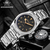 ADDIESDIVE 36mm Men Watch Luxury 200m Waterproof Super Luminous Bubble Glass Stainless Steel Wrist Watch Quartz Watches For Men