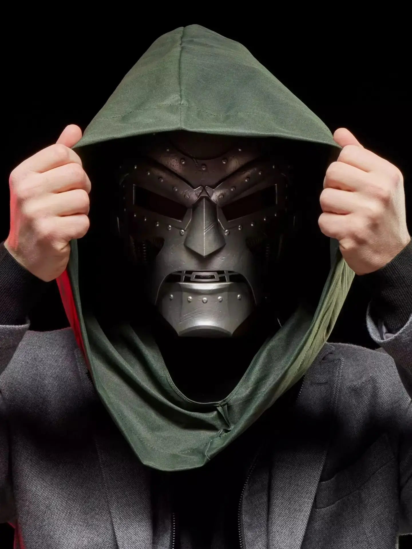 Original Hasbro Marvel Legends Series The Avengers Doctor Doom Premium Helmet Action Figures Toys Collection Gift For Adult