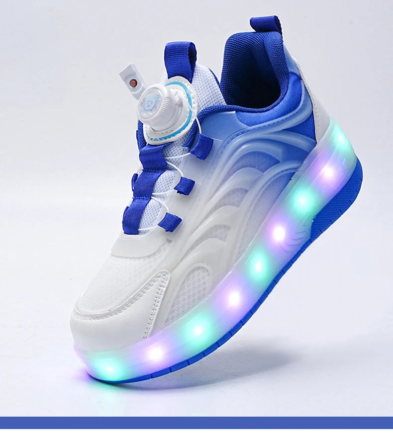 LED Light-Up Roller Skate Shoes