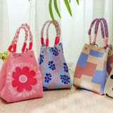 Women's Cartoon Knitted Bucket Bag