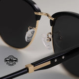 2025 Classic Polarized Sunglasses Men Women Retro Half Frame UV400 Glasses Male Popular Anti-glare Travel Driving Eyewear