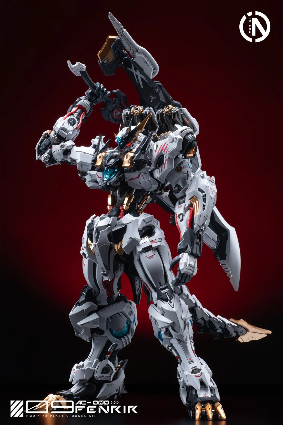 New In Stock IN ERA+ FNR-09 FENRIR Assembling Model Mecha Toys  Infinite Dimension RMD 1/72 PLASTIC MODEL KIT Wolf king