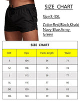 Men's Quick-Dry Athletic Gym Shorts with Zipper Pockets