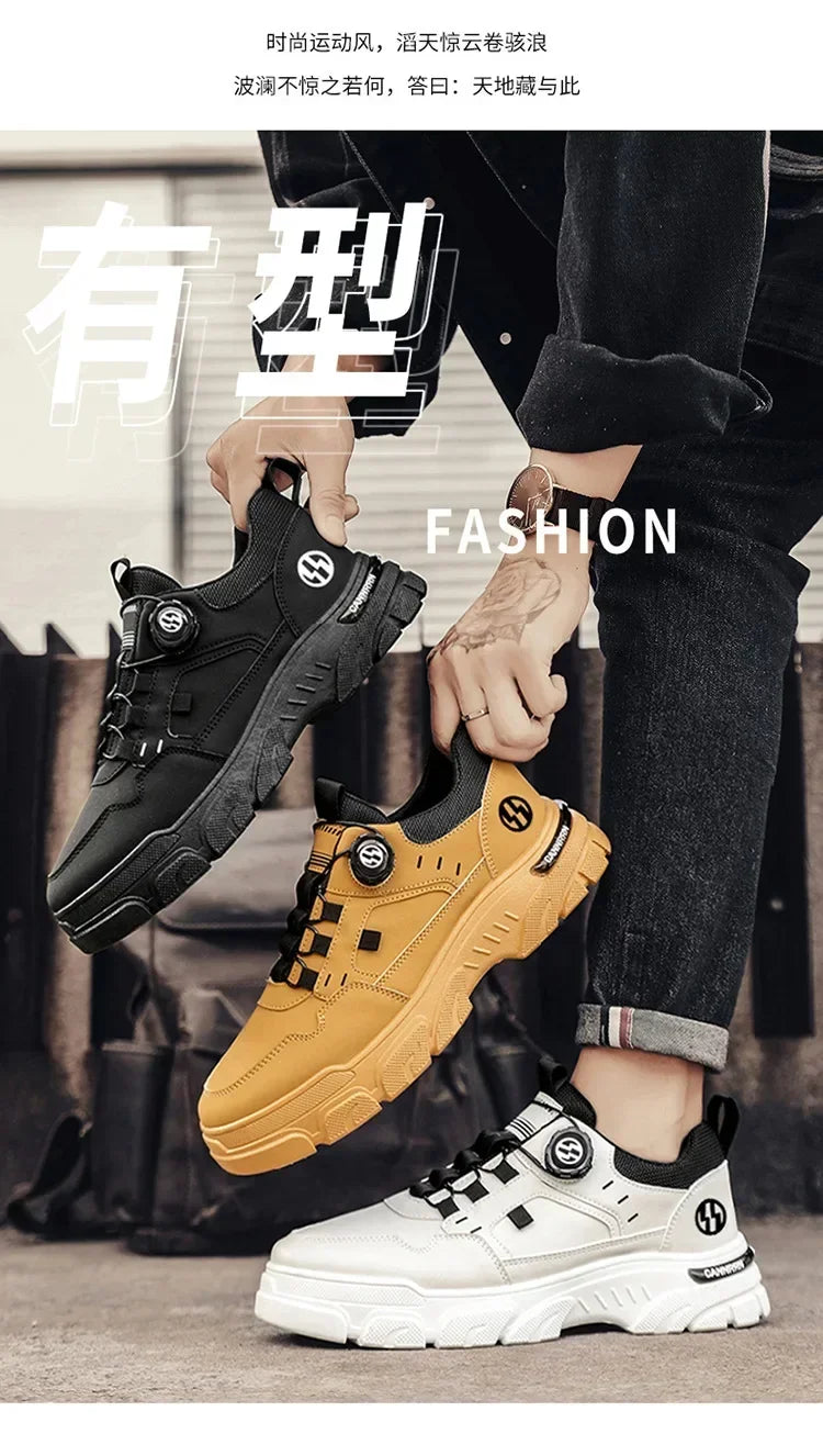 Men’s Autumn Leather Casual Sneakers