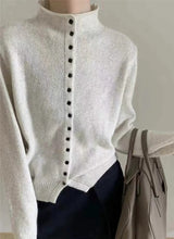 Women's Stand Collar Knit Cardigan