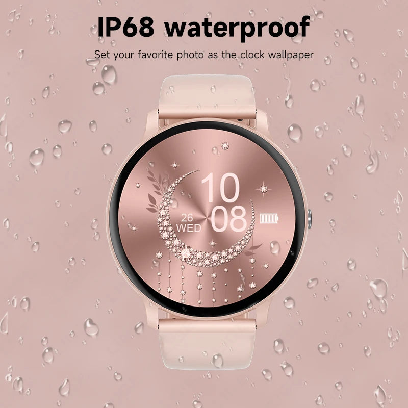 LIGE Smart Watch Women Men Bluetooth Call Sports Fitness Watches Heart Rate Health Monitor Smartwatch Ladies For Android iOS New