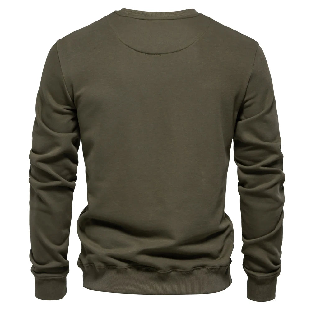 Men’s Cotton-Blend Crew Neck Sweatshirt