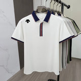 Men's Embroidered Polo Shirt – Breathable Summer Style