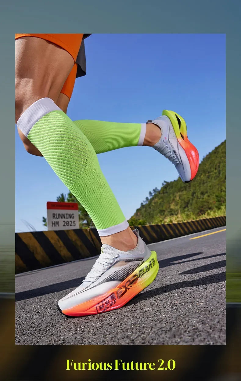 361 Degrees Furious Future 2.0 Running Shoes Marathon Plate Racing Carbon Breathable Durable Cushion Stable Sneakers 672512201