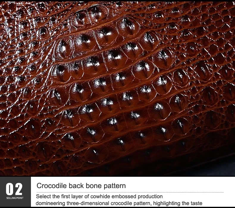 2024 New Cow Genuine Alligator Leather Travel Bags Luxury Men Large Capacity Portable Male Shoulder Bags Brand Travel Duffle Bag