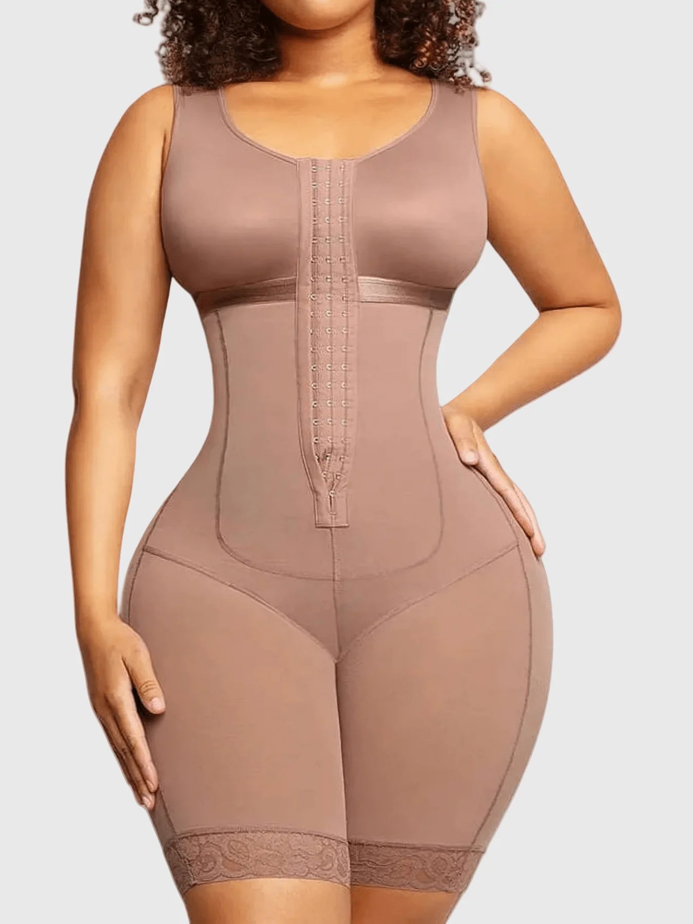 Women’s High-Compression Tummy Control Faja – USA Made Full Body Shaper