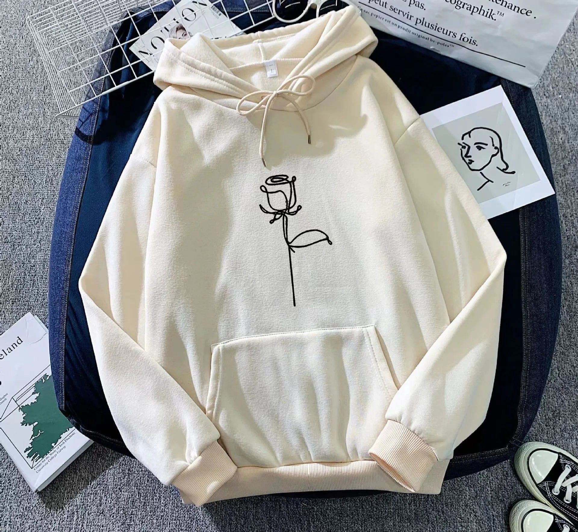 Urban Street-Style Couple’s Hoodie