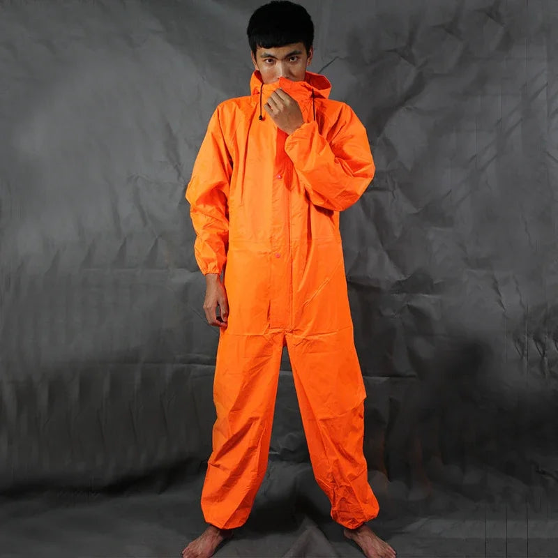One-Piece Motorcycle Rainsuit – Waterproof Protective Gear