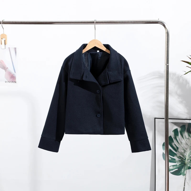 Women's Stand Collar Zip Jacket – Autumn/Winter