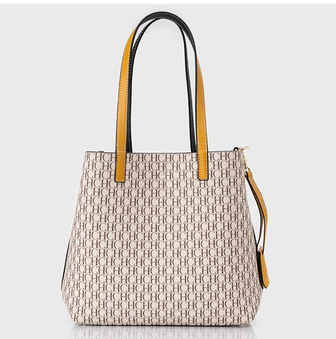 Large Capacity Leather Crossbody Tote