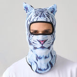 3D Cat Ski Balaclava – Animal Face Covering Hood