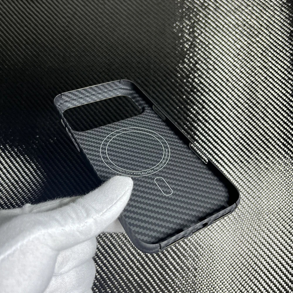 Aramid Fiber MagSafe Case for iPhone 17 & 18 Pro Max