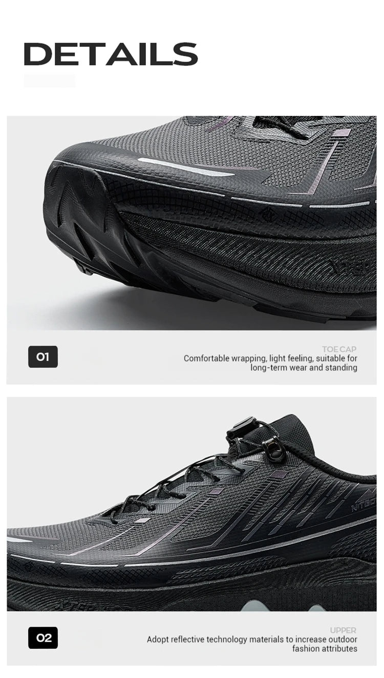 Xtep Kunlun 2.0 Hiking shoes for Men 2025 Spring Anti-slip Wrapping Rebound Cushioning Lightweight Outdoor Sneakers 975119170009