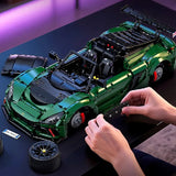 3730PCS Technik 1:8 430 Super Sport Car Building Blocks Model Set Colletible Race Hypercar Blocks Kits Muscle Car Lover Fan Gift