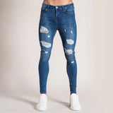 Men’s Ripped Stretch Denim Jeans