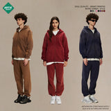 Men’s Oversized Tie-Dye Fleece Zip-Up Hoodie