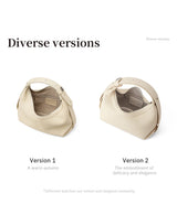 LA FESTIN Original Handbag Women New Shoulder Bags Fashion Half Moon Bag Crossbody Bag Luxury Brand Bags Ladies Leather Bag