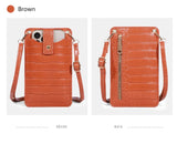 Women Mini Bag PU Leather Crossbody Purse Wallet Shoulder Pouch Mobile Phone Bag