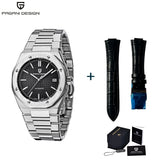PAGANI DESIGN 8215 Men's Automatic Mechanical Watch 40MM Sapphire Stainless Steel Waterproof 10Bar Luminous C3 Reloj Hombre