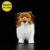 Border Collie High Fidelity Anime Cute Plushie Sheep Dog Plush Toys Lifelike Animals Simulation Stuffed Doll Kawai Toy Gifts