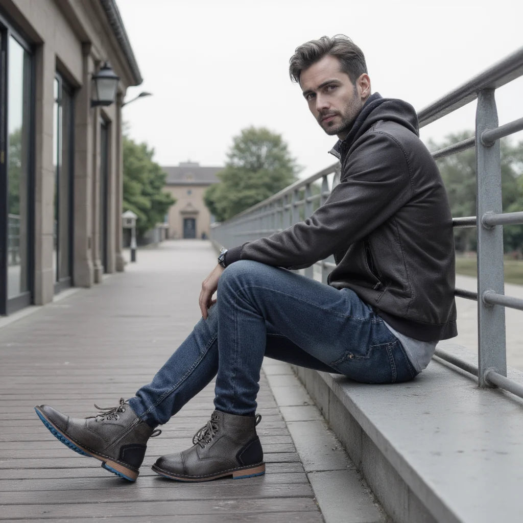 Men’s Classic Leather Ankle Boots