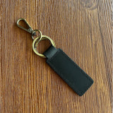 Free Customized Fashion Women Genuine Leather Keychain Vintage Creative Pendant Handmade Small Gift DIY Present Car Key Chain