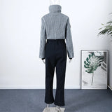 Elegant Geometric Print Ski Jumpsuit - High-Waist Winter Romper