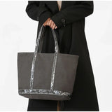 Women's Faux Suede Satchel Bag