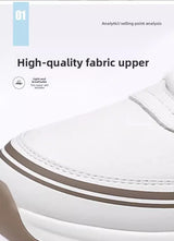 2026 Mens Leather Casual Shoes Slip On Comfortable Breathable Lightweight Non Slip Waterproof Loafers