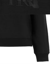 Floral Embroidered Women's Pullover Sweatshirt with O-Neck