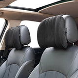 Forbell Car Headrest Pillow Suede Fabric Car Neck Pillow Car Seat Pillow Rest Headrest Memory Foam Headrest Car Accessories