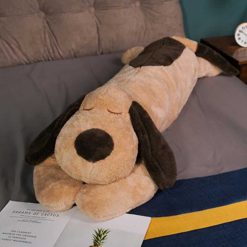 Giant Plush Dog Pillow – Cozy Stuffed Animal Cuddle Toy