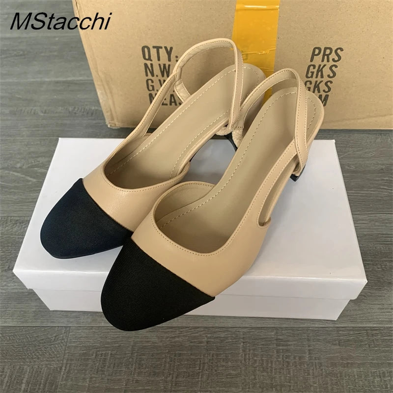 Women's Elegant Flat Sandals | Mixed Color Comfort Shoes